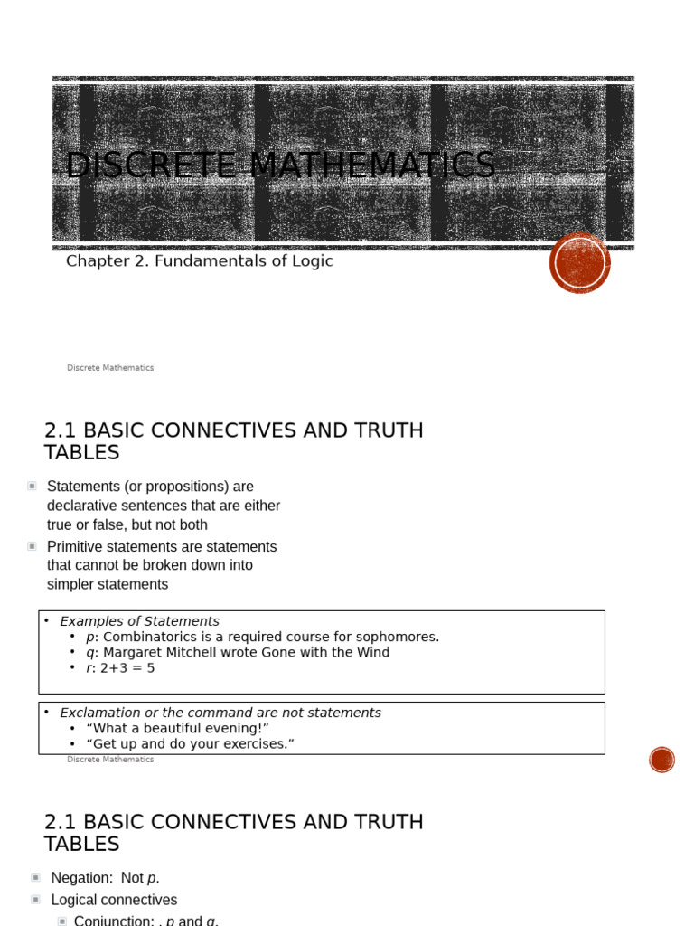 DiscreteMath Chap2 | PDF | If And Only If | Logic