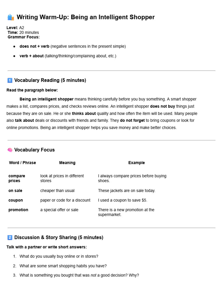 25fa - Beg W - 10!23!25 - Writing Warmup | PDF | Linguistic Morphology ...