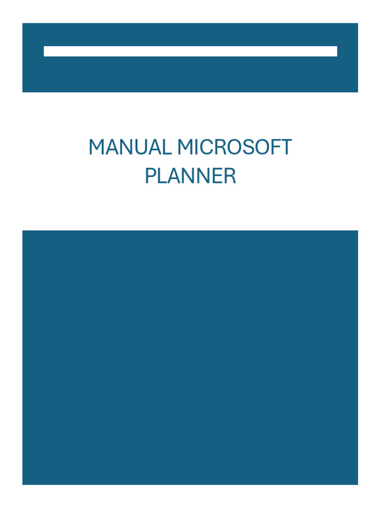 Microsoft Teams Planner Guide | PDF | Microsoft Outlook | Usability