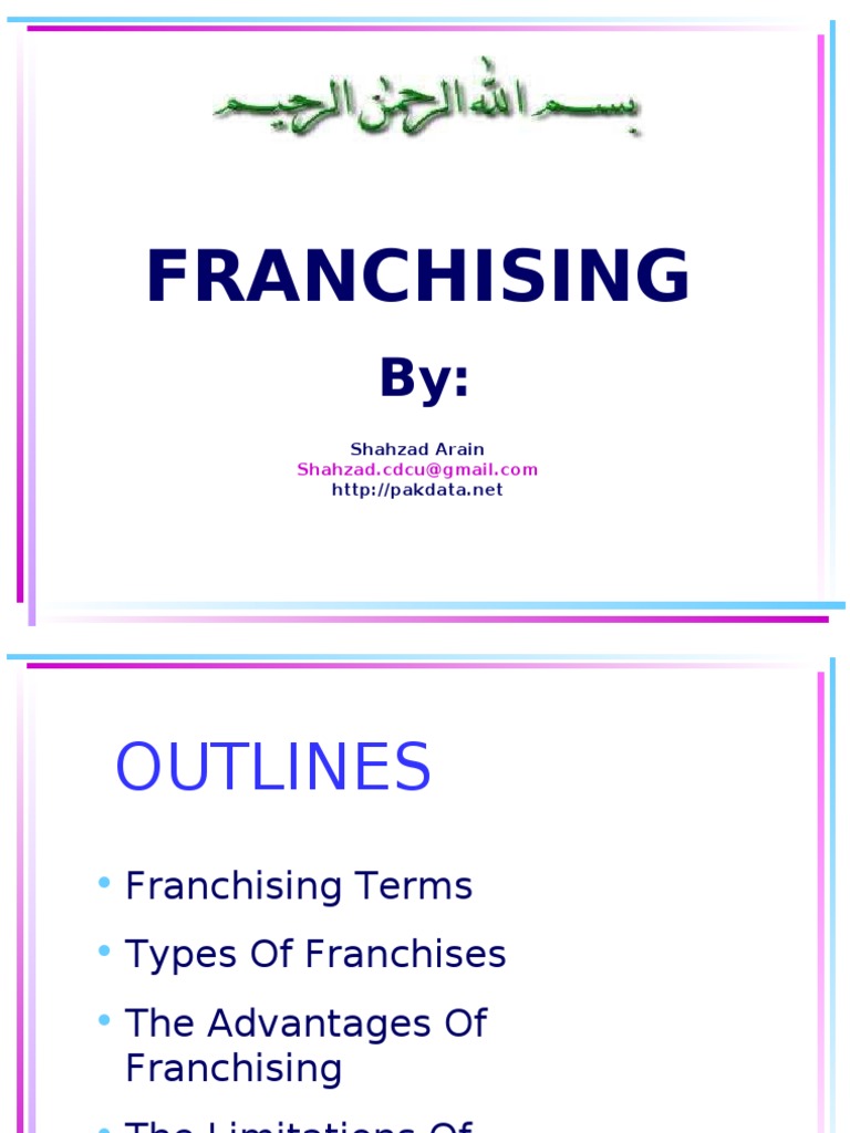 Franchising | PDF | Franchising | Business Economics