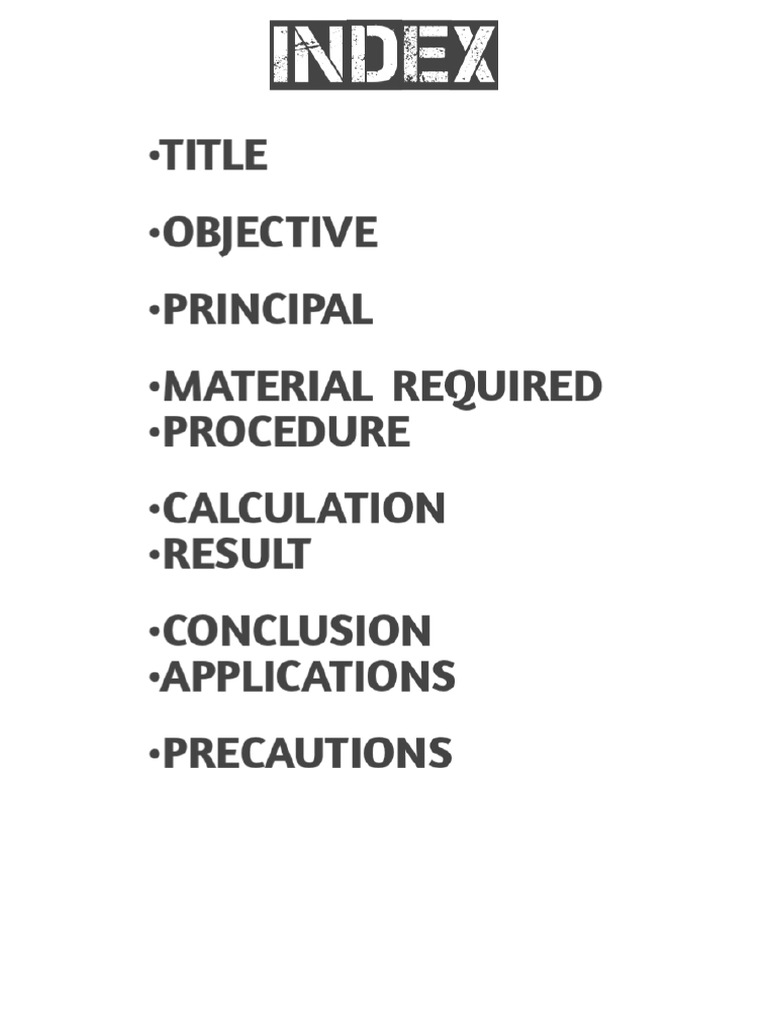 Index Che | PDF