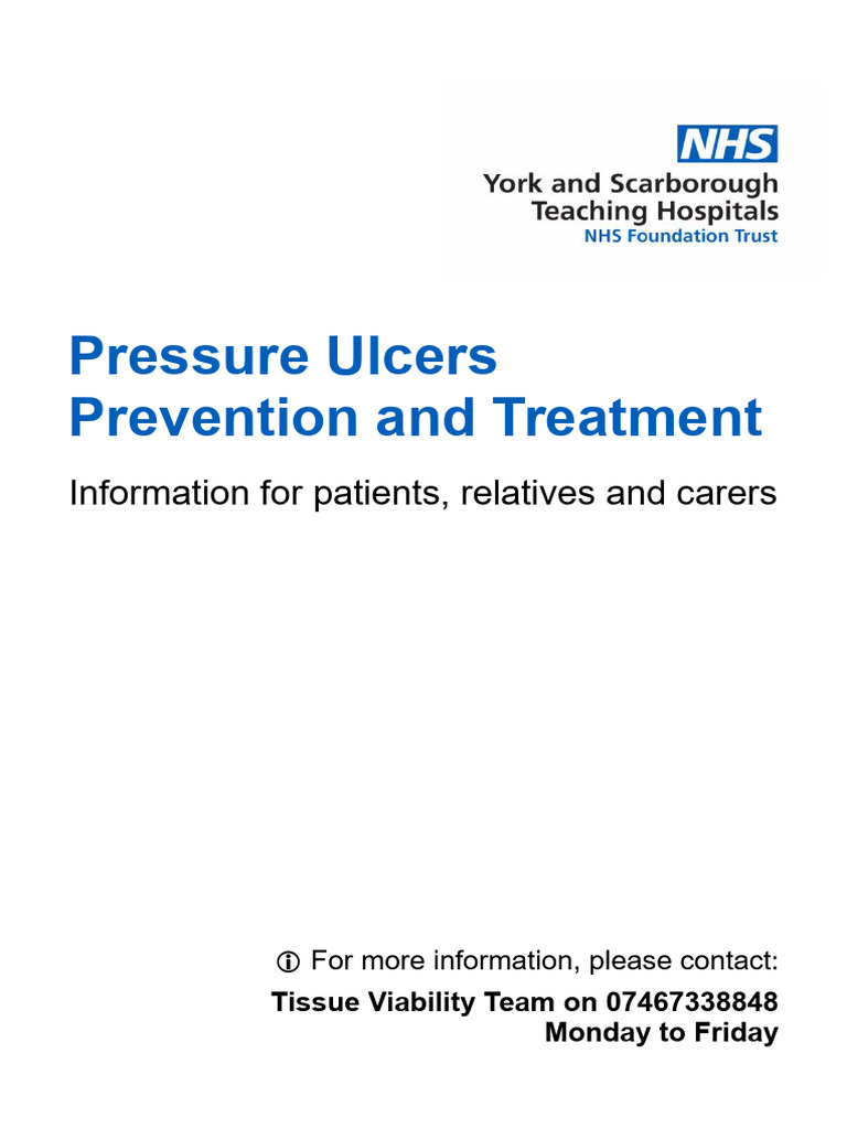 Pressure Ulcers Prevention and Treatment | PDF | Medical Specialties ...