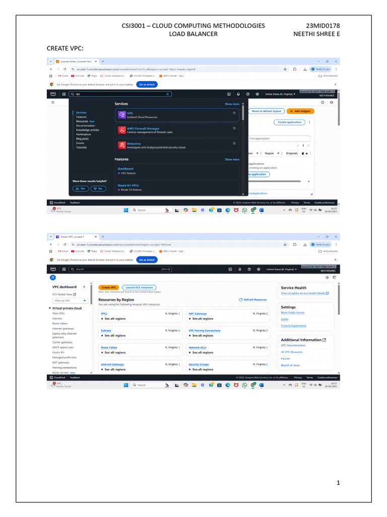 Cloud Computing Load Balancer Setup | PDF | Computing | Load Balancing ...