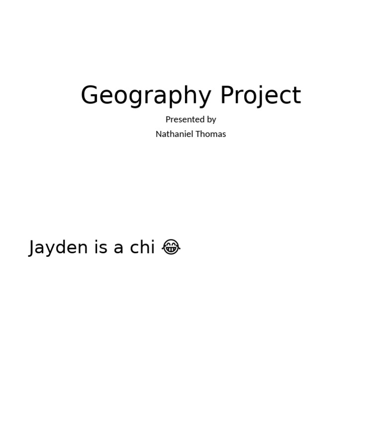 Geography Project | PDF