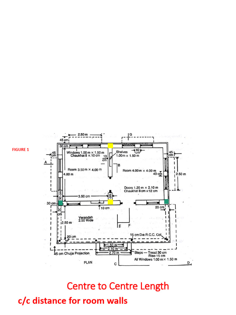 Centre To Centre Line Calculation | PDF