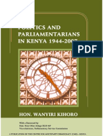 Politics and Paliamenterians in Kenya