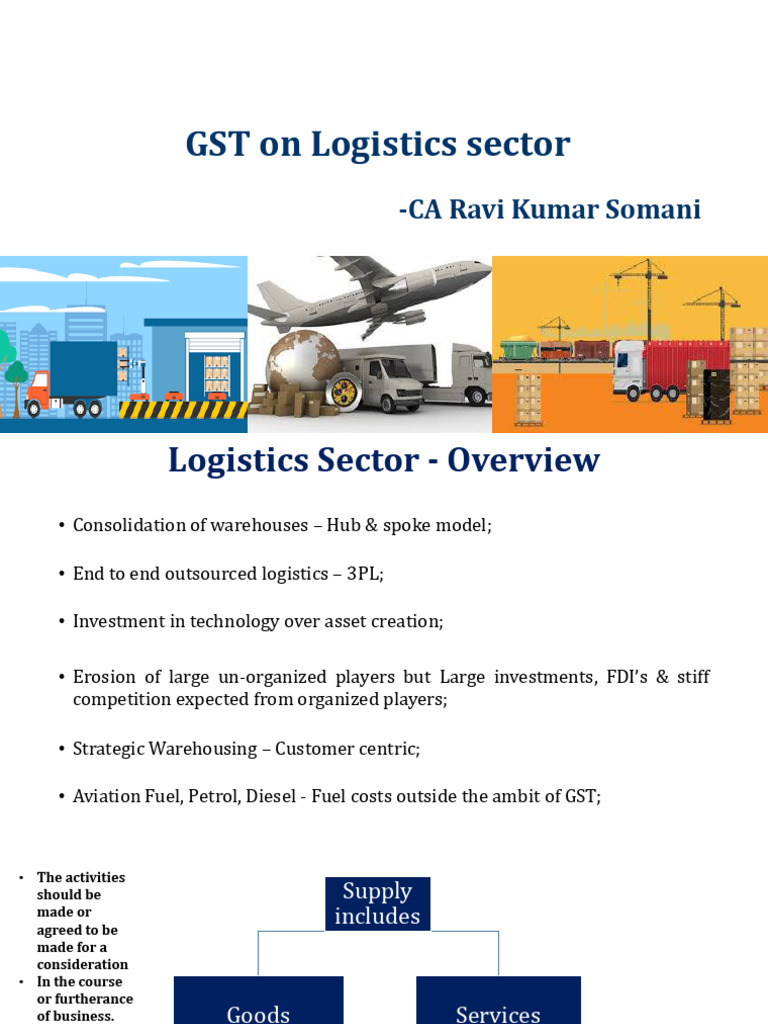 GST Implications for Logistics Sector | PDF | Value Added Tax | Invoice