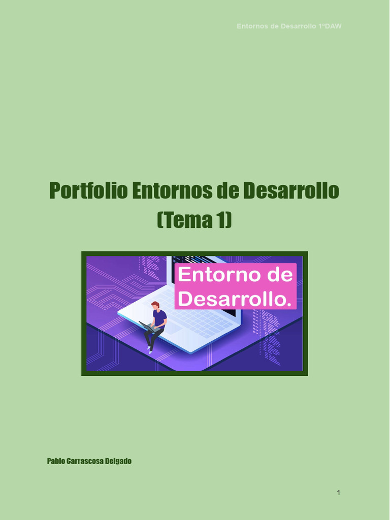 Tema 1 Entornos de Desarrollo | PDF | Lenguaje de programación | Script ...
