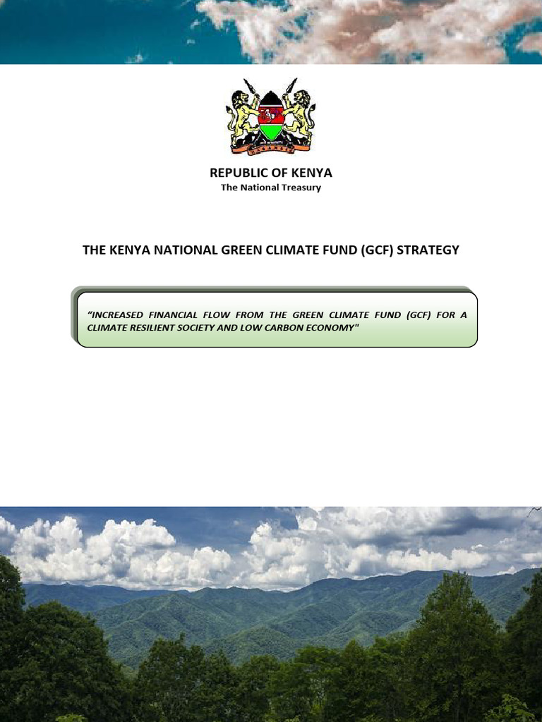 Kenya GCF Coordination Strategy Report | PDF | Low Carbon Economy ...