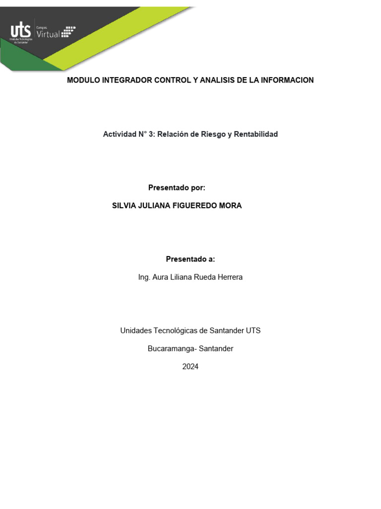 Riesgo y Rentabilidad en Inversiones | PDF | Inversiones | Bancos