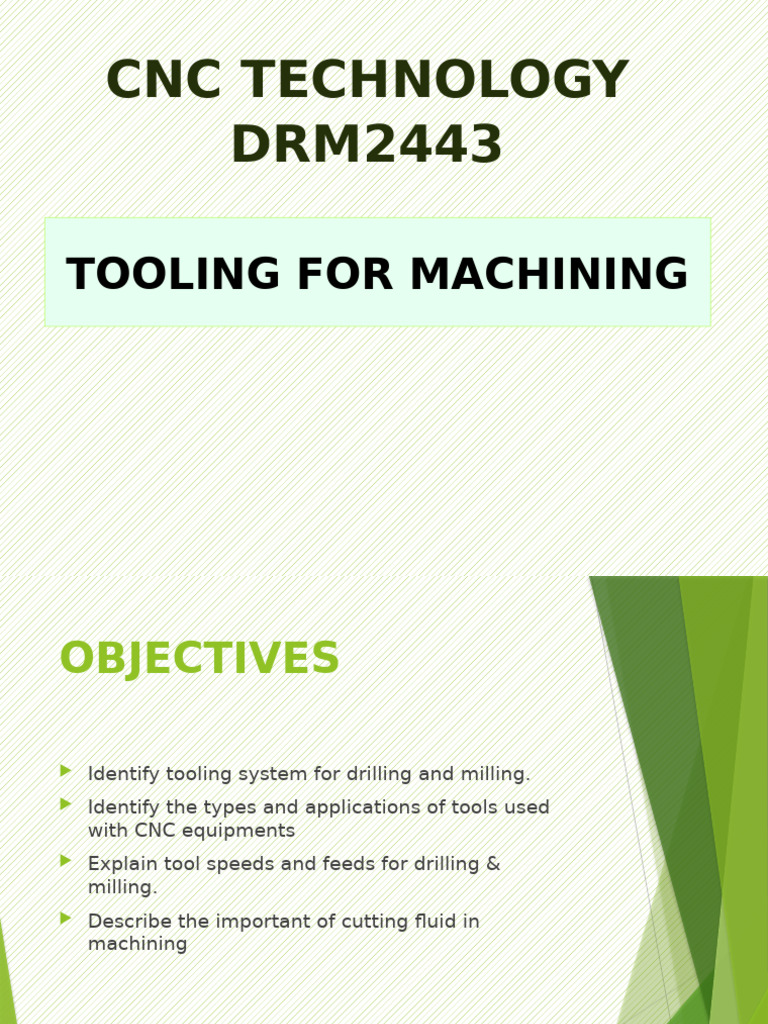 CNC Tooling for Machining Techniques | PDF | Machining | Industrial ...