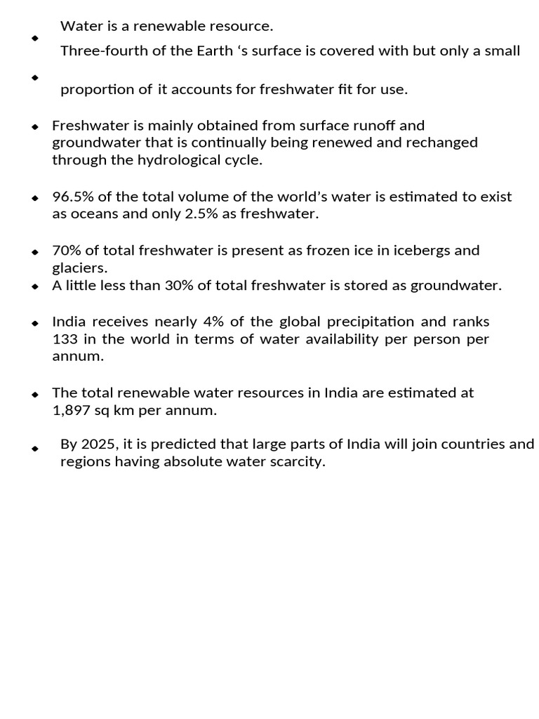 Understanding Water Scarcity and Management | PDF | Water Scarcity | Dam