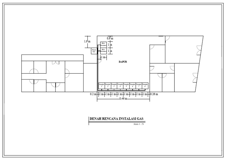 Rencana Instalasi Gas Dapur MBG | PDF
