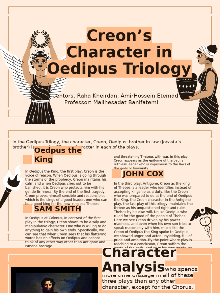 Creon | PDF | Oedipus | Sophocles