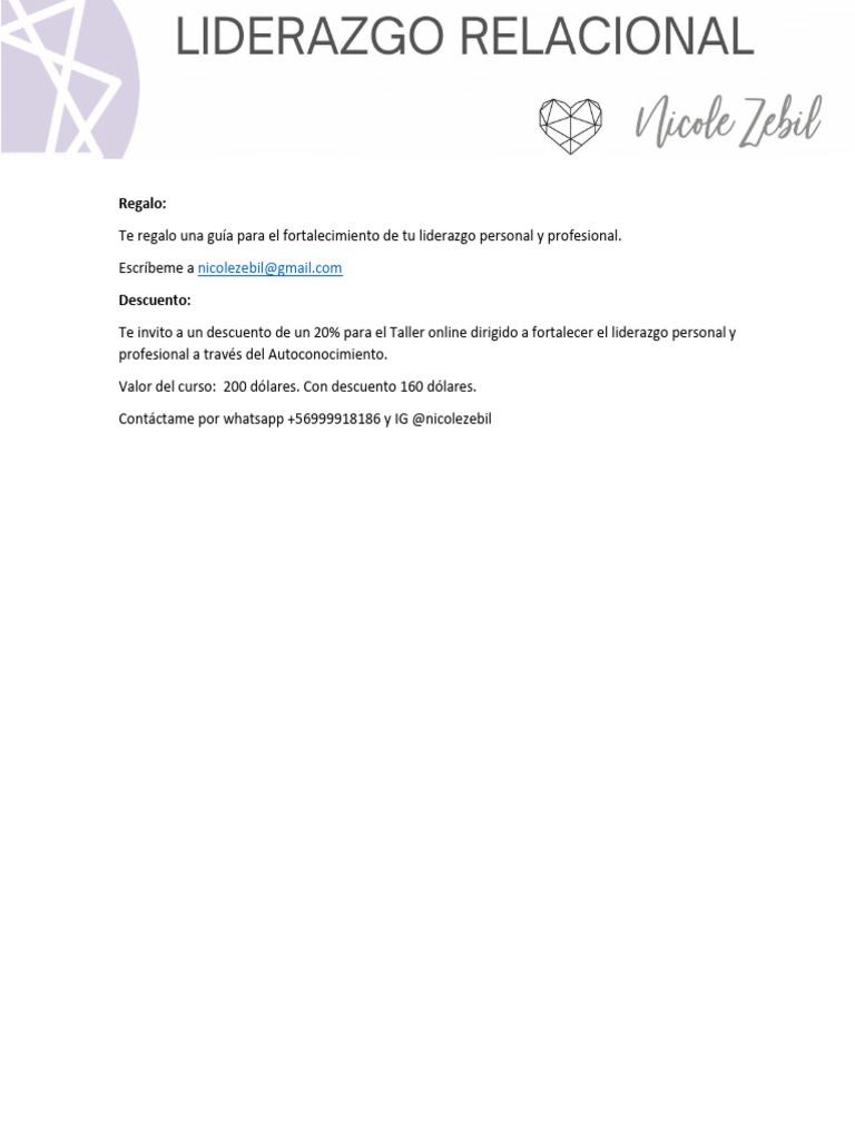 Fortalece tu Liderazgo Personal y Profesional | PDF | Liderazgo | Las ...