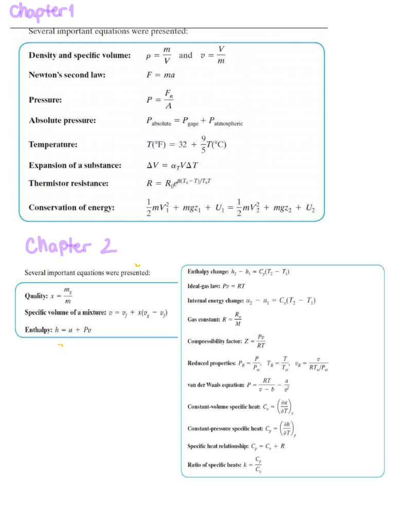 Formulas | PDF