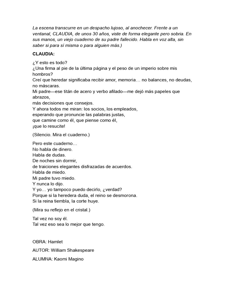 La herencia del miedo y la duda | PDF