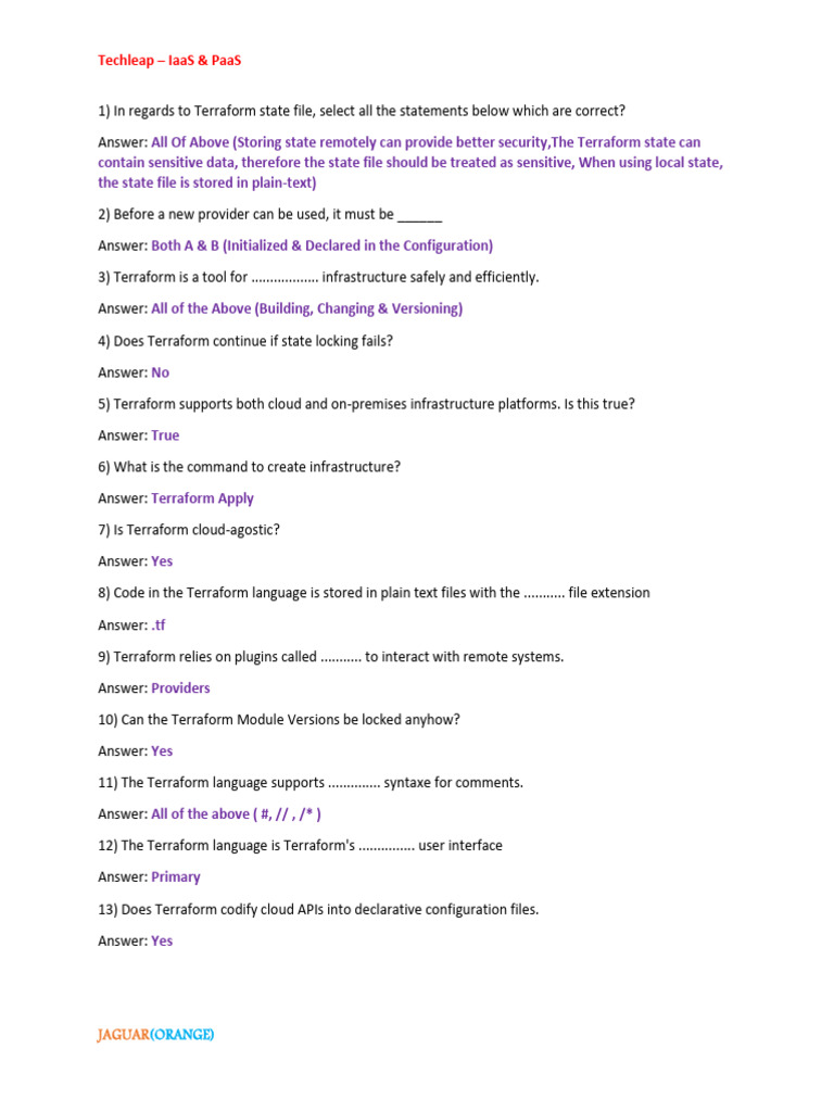 Terraform & Ansible Overview Guide | PDF | Cloud Computing ...