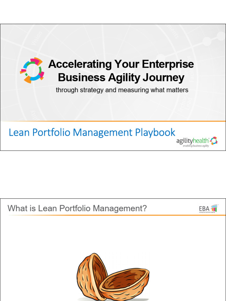 Lean Portfolio Management Playbook | PDF | Governance | Scrum (Software ...