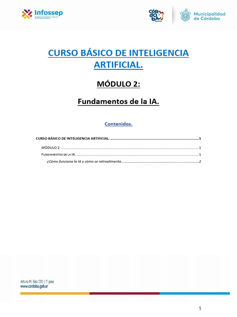 Modulo 2. Fundamentos de La Inteligencia Artificial | PDF ...
