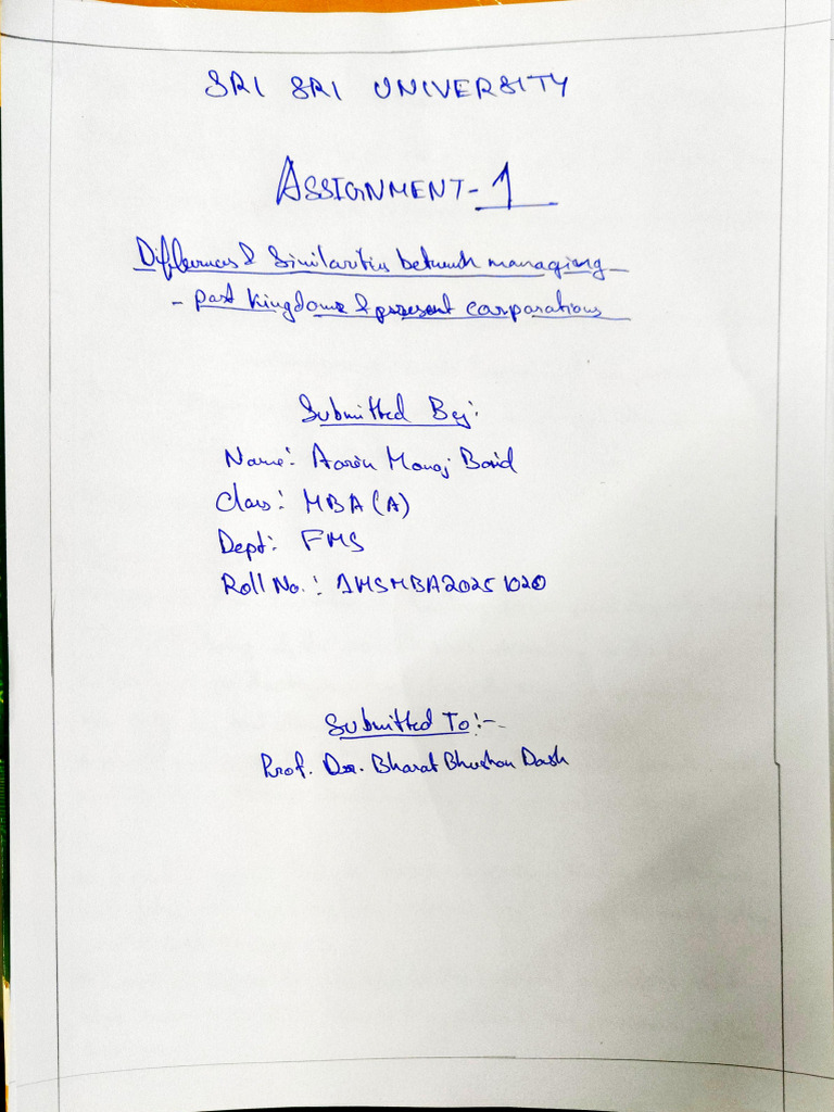 Aarin Baid - Assignment 1 - Nitishashtra | PDF