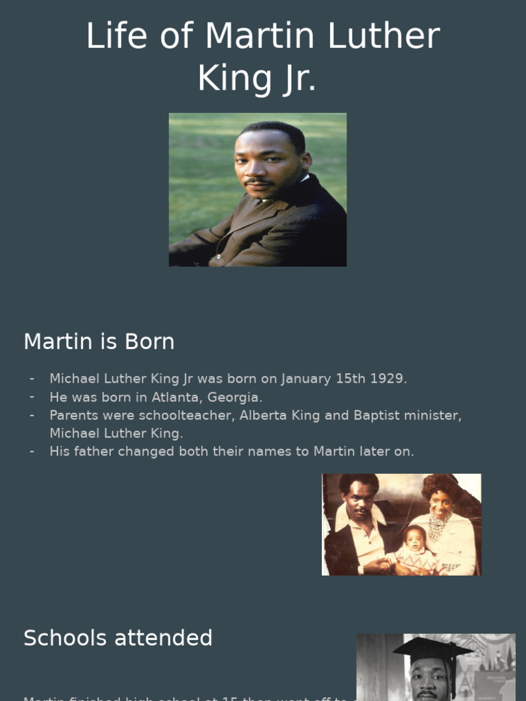 Life and Legacy of Martin Luther King Jr. | PDF