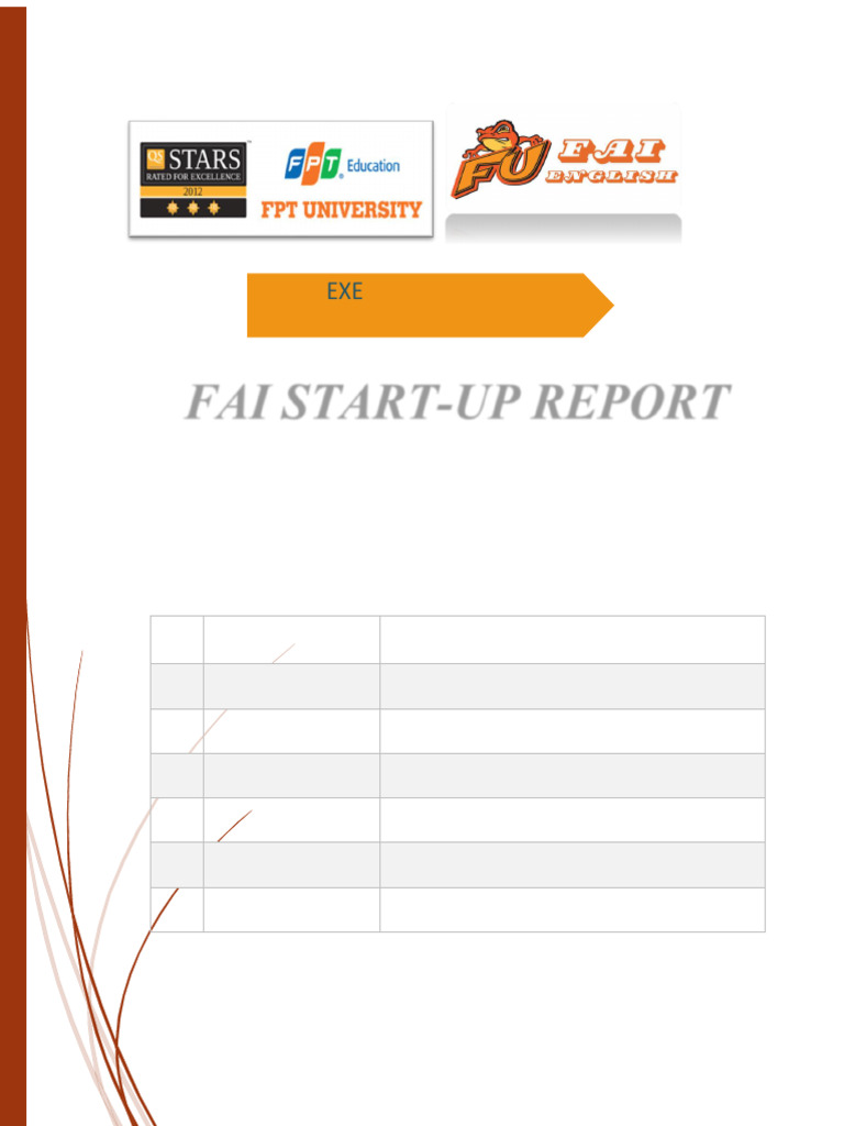 FAI Start-Up Report: AI Tutor Overview | PDF | Artificial Intelligence ...