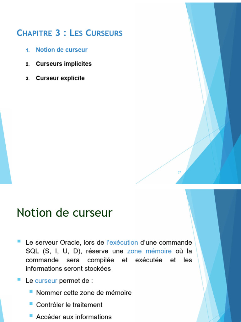 Comprendre les curseurs en PL/SQL | PDF | SQL | PL/SQL