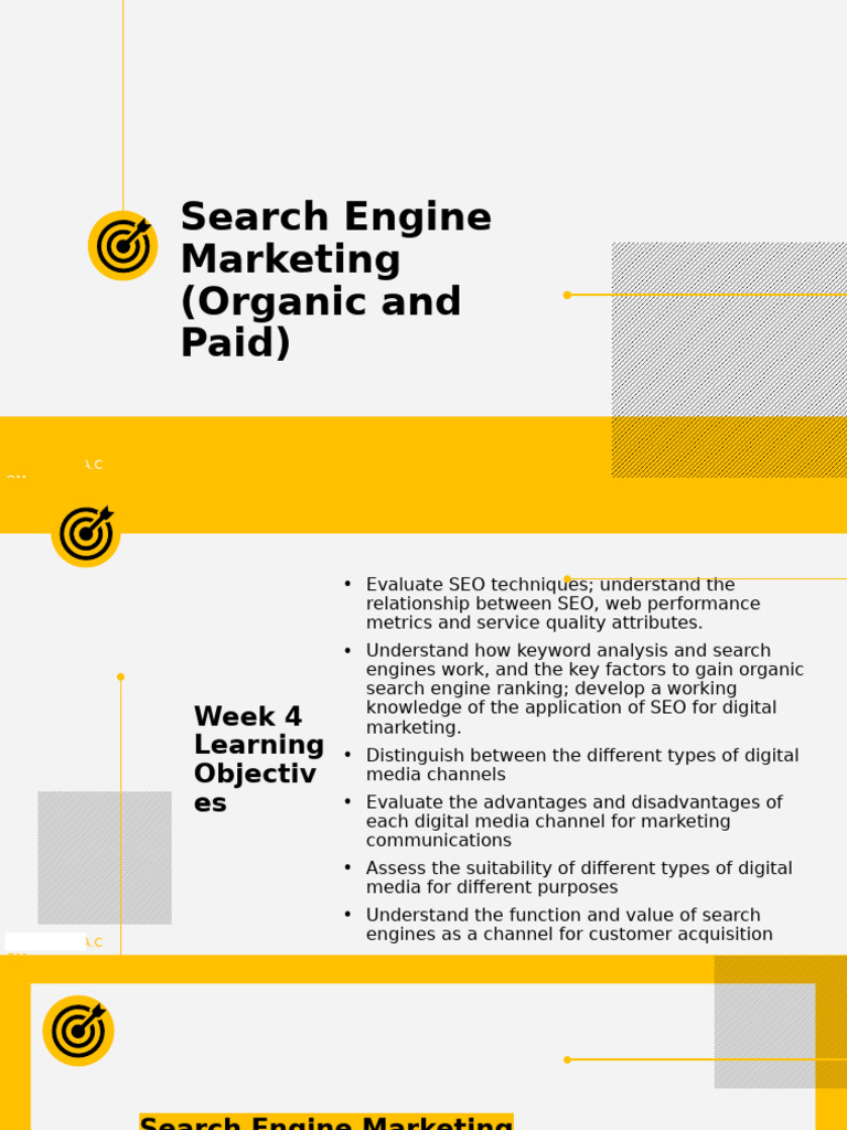 SEO and SEM Strategies for Digital Marketing | PDF | Search Engine ...