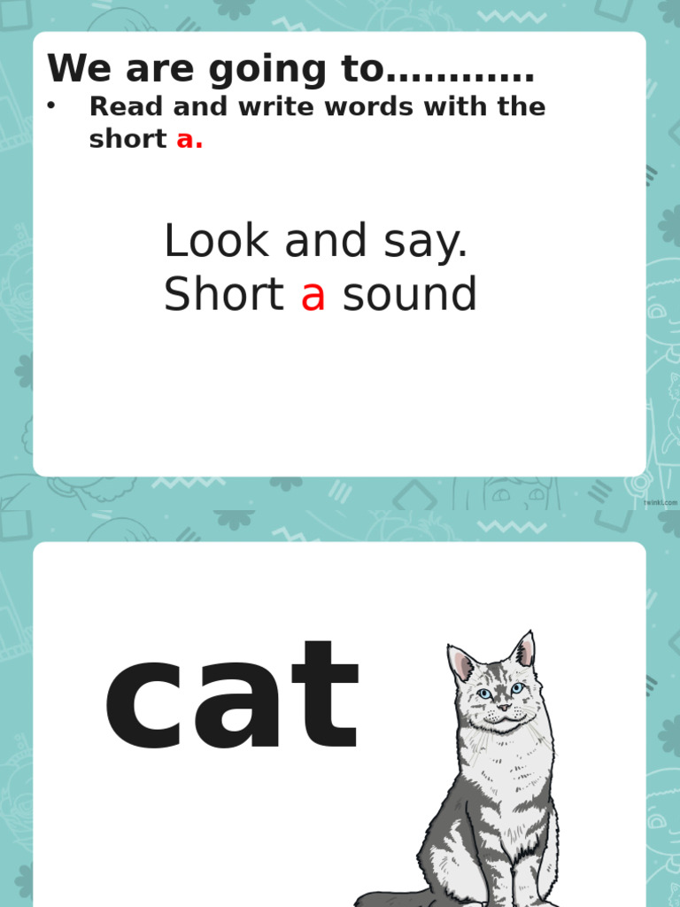 Short A Phonics Activities for Kids | PDF