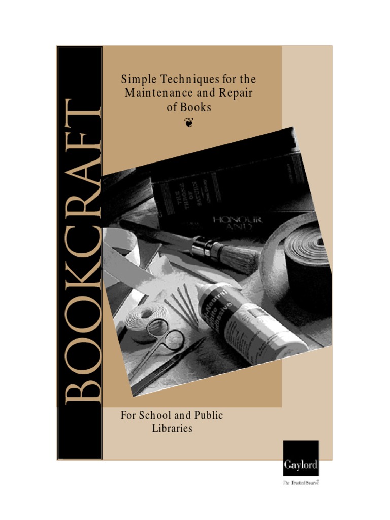 Simple Techniques For The Maintenance and Repair of Books PDF