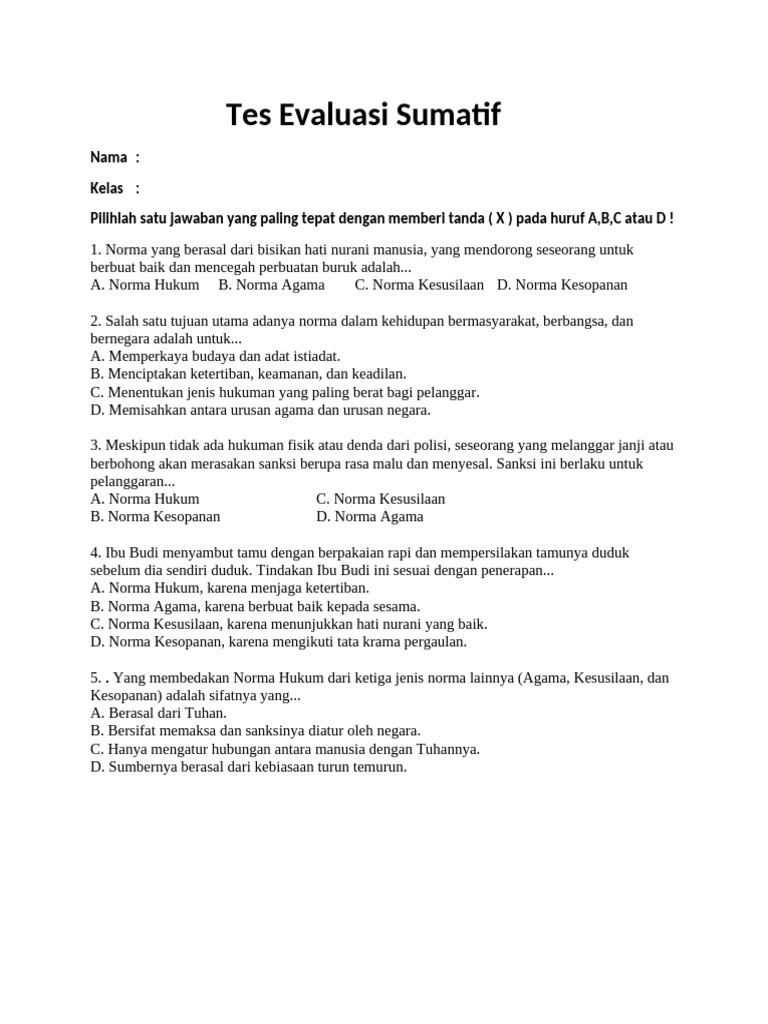 Tes Rpp Coding Kls 6 | PDF