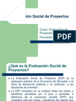 Evaluación social proyectos