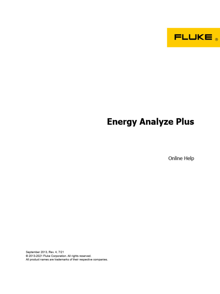 Fluke Energy Analyze Plus Guide | PDF | Ac Power | Microsoft Windows