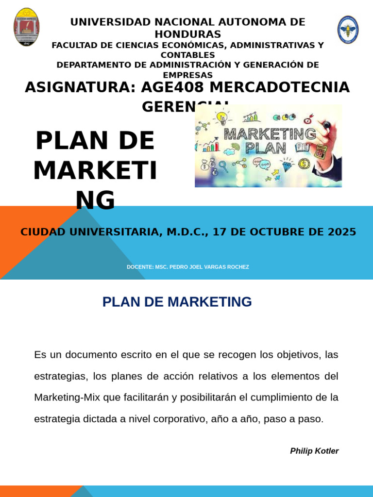 Guía Completa del Plan de Marketing | PDF | Marketing | Mercado (economía)