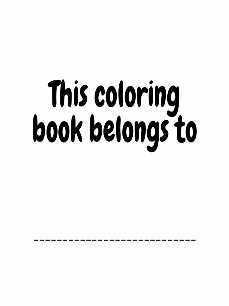 This Coloring | PDF