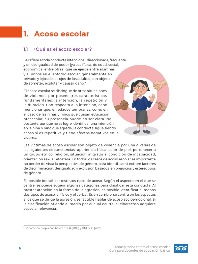 Guía docente para prevenir acoso escolar | PDF | Acoso sexual | Violencia