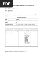 Grade 7 ELA TCAP Practice Test | PDF | Ice