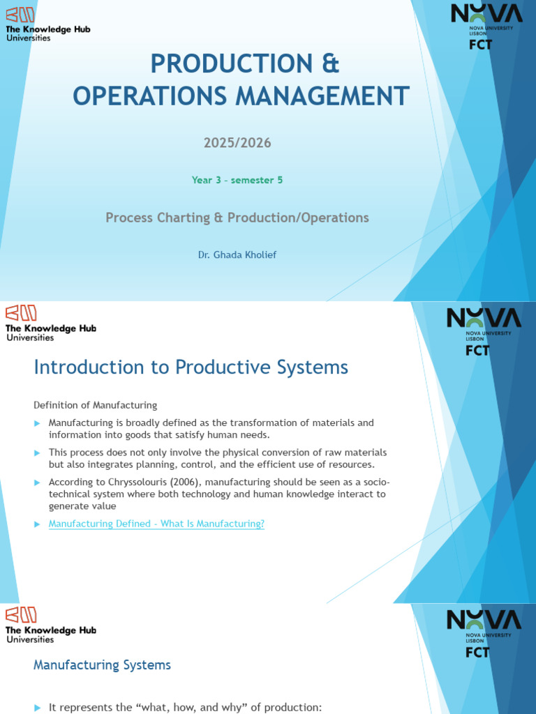 Production & Operations Management Guide | PDF | Machining | Business ...