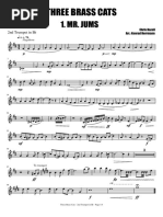 Three Brass Cats-Score | PDF | Musical Instruments | Organology