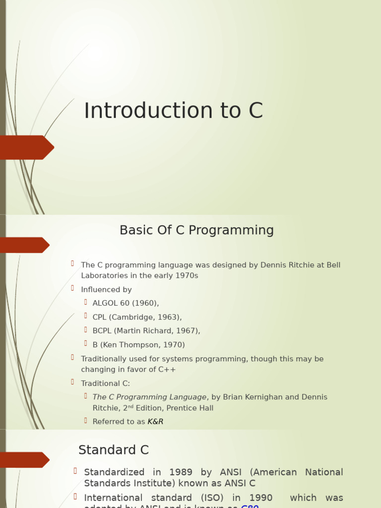 Introduction to C Programming Basics | PDF | Integer (Computer Science ...