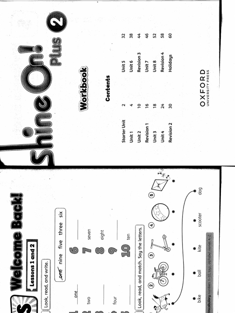 Shine On Plus 2 Workbook | PDF