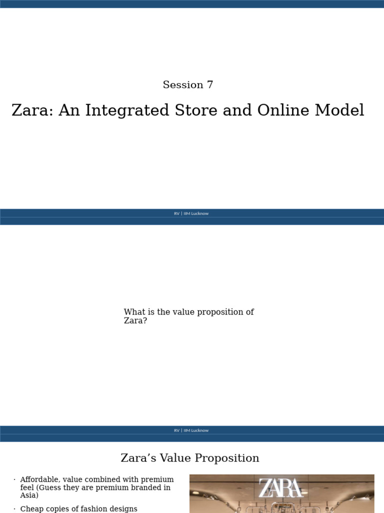 Zara's Integrated Retail Strategy Analysis | PDF | Logistics | Inventory