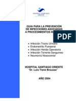 Guia para La Prevención de Infecciones Asociadas A Procedimientos Invasivos