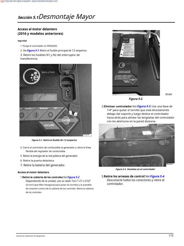 Diagnostic Generac Evolution PAR 5 | PDF | Tornillo | Máquinas