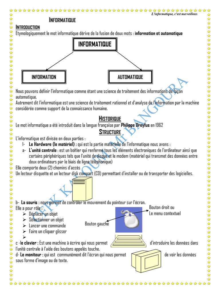 Introduction à l'informatique moderne | PDF | Système d'exploitation ...
