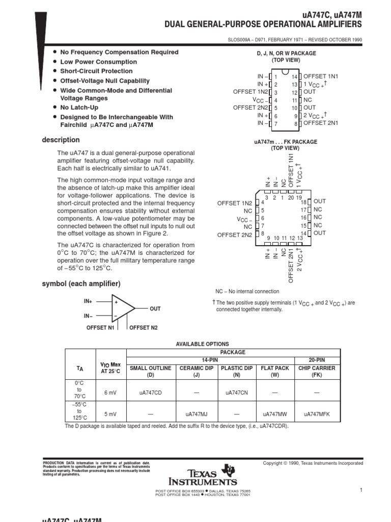 Ci - Ua747cn | PDF