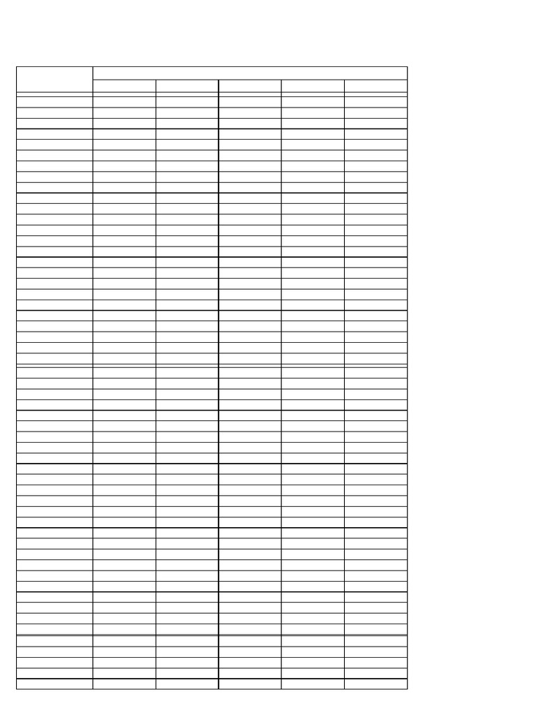 Tabel Bunga Jateng TGL 26 | PDF
