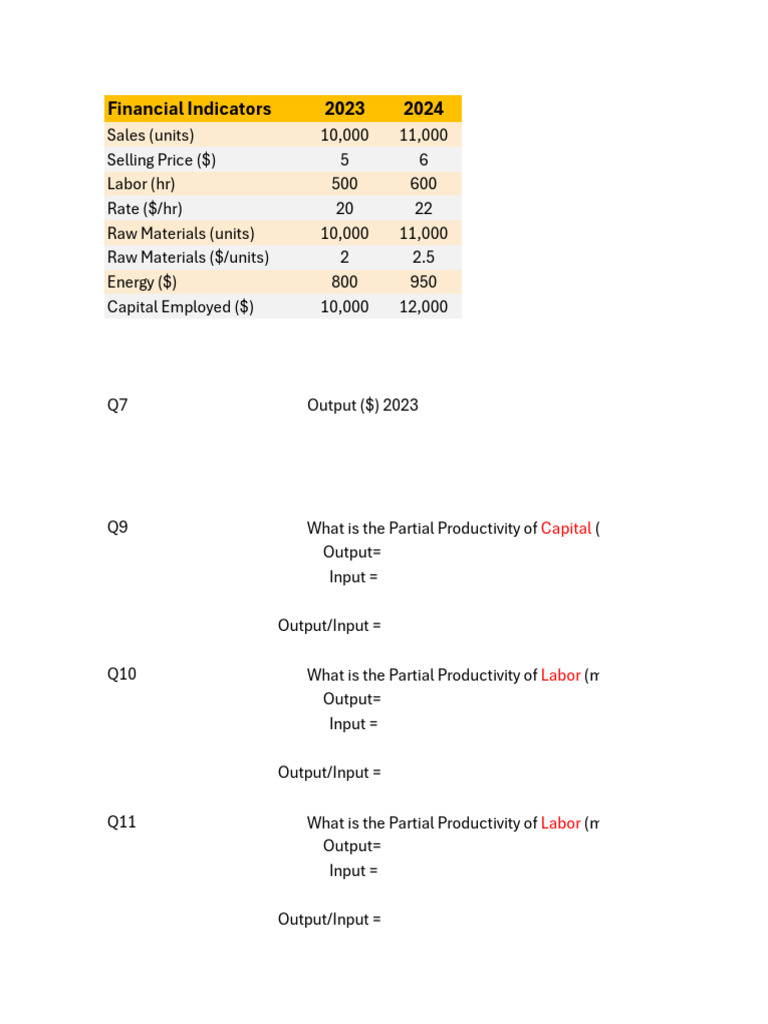 Measuring+Productivity Workbook | PDF