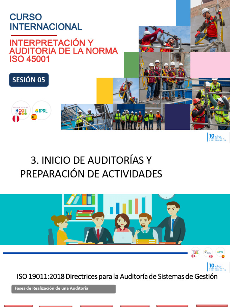 Auditoría ISO 45001: Preparación y Proceso | PDF | Auditoría | Contralor